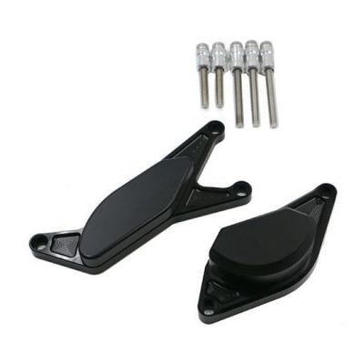 CNC padáky motoru - černé pro GSX-S 1000 15-16 levá a pravá